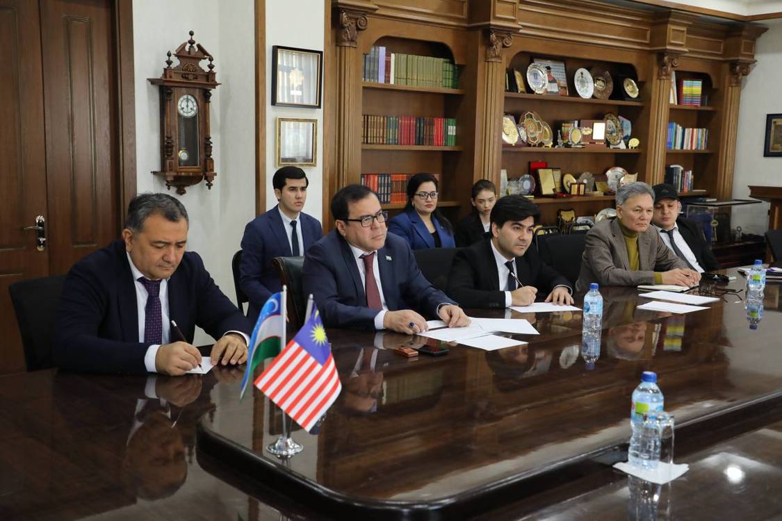 Состоялась встреча между Национальным медиа объединением Узбекистана и Посольством Малайзии в Узбекистане.