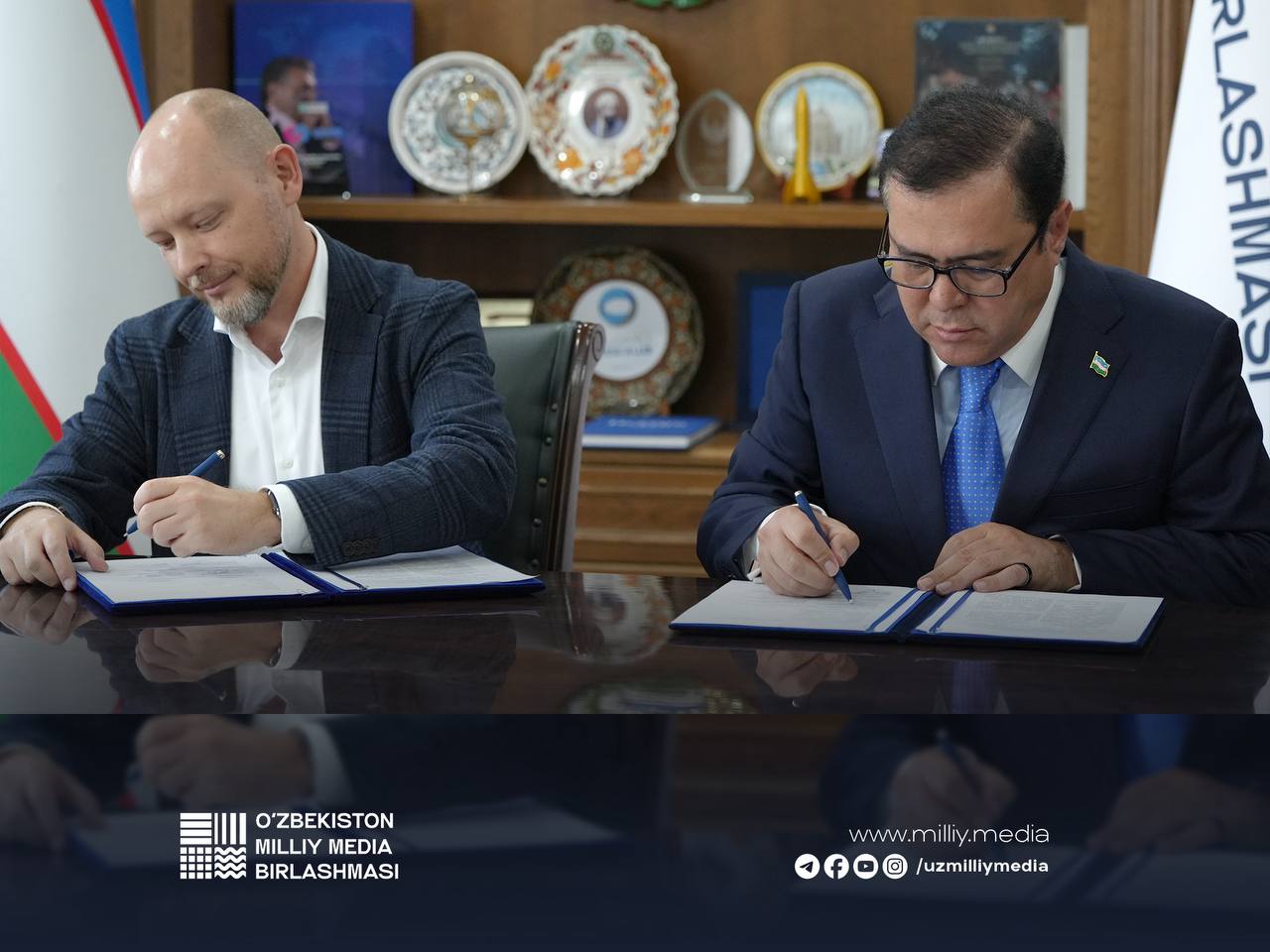 Меморандум о взаимопонимании между Национальным медиаобъединением Узбекистана и «Euronews» подписан